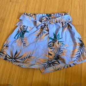 Floral dress shorts